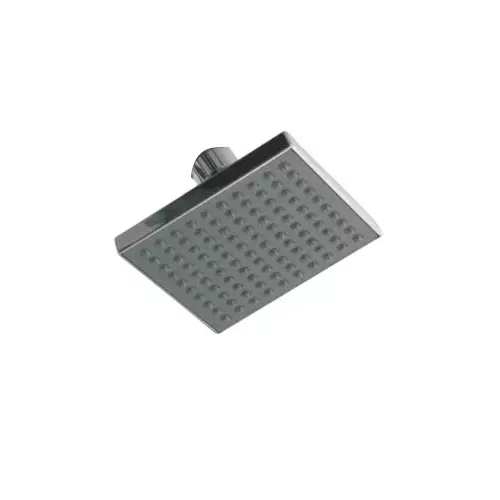 PLUMBER SQUARE-4 Single Flow Overhead Shower 100x100 mm without Shower Arm & Wall Flange, ITP-4001W