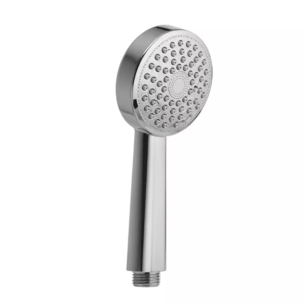PLUMBER Ecoline Series Mellow Hand Shower 85 mm With Antilime Jets Round Shape Wall Mounted ABS Body in Chrome Finish, ELO-0181