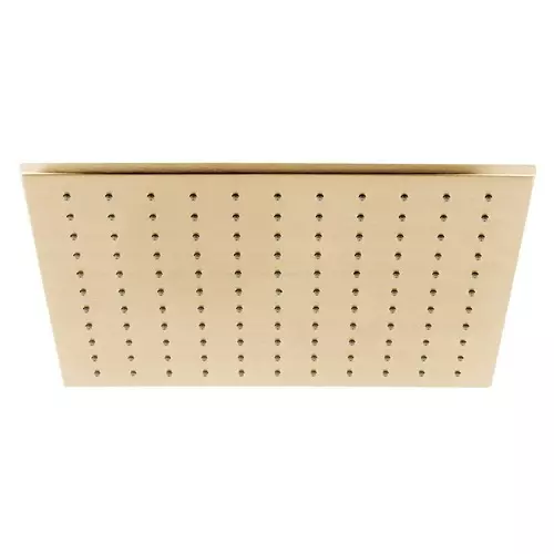 Aquieen 8x8 inch Square ABS Gold Wall Mount Overhead Shower, AQN 656