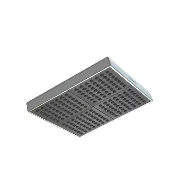 PLUMBER SQUARE-6 PRO Overhead Rain Shower ABS 150x150 mm without Shower Arm & Wall Flange, RS-1500PW