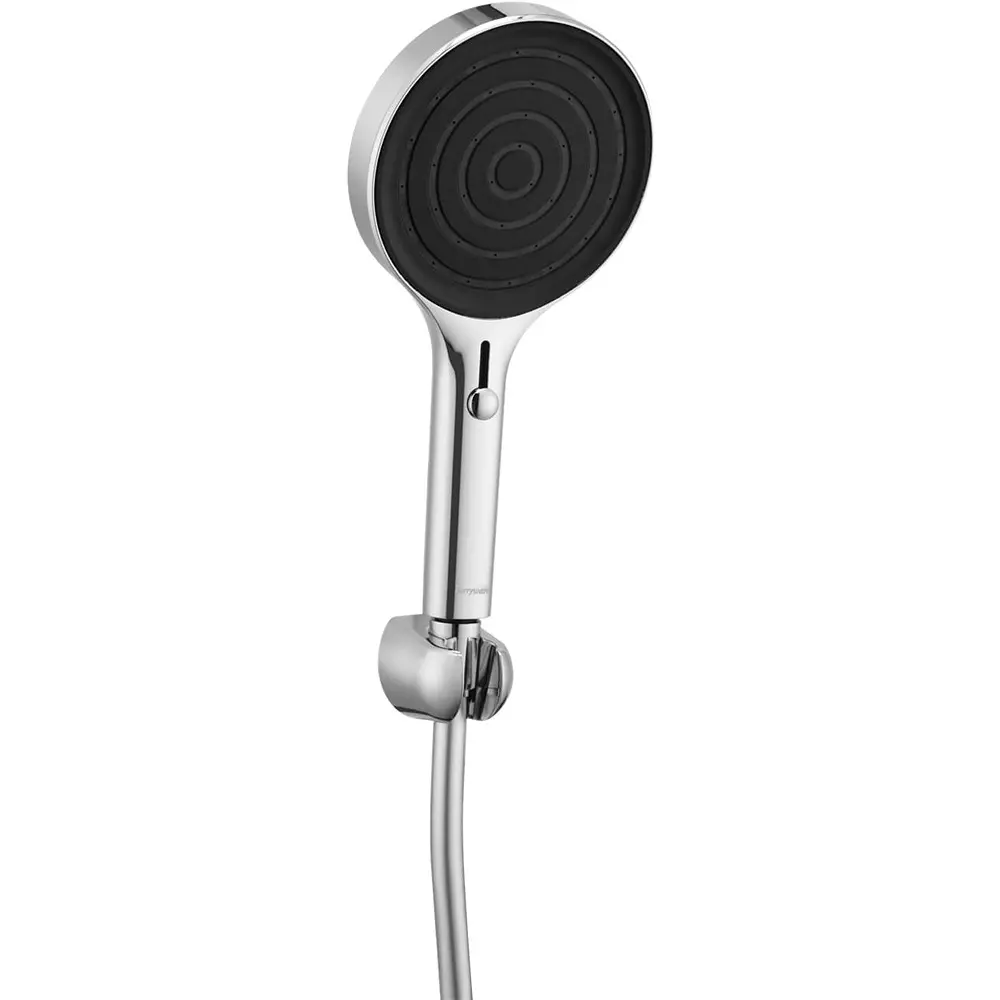 Parryware Titan 2 Flow Hand Shower 135 mm Sliding Operation with 1.5 m Hose & Hook Chrome, T9800A1