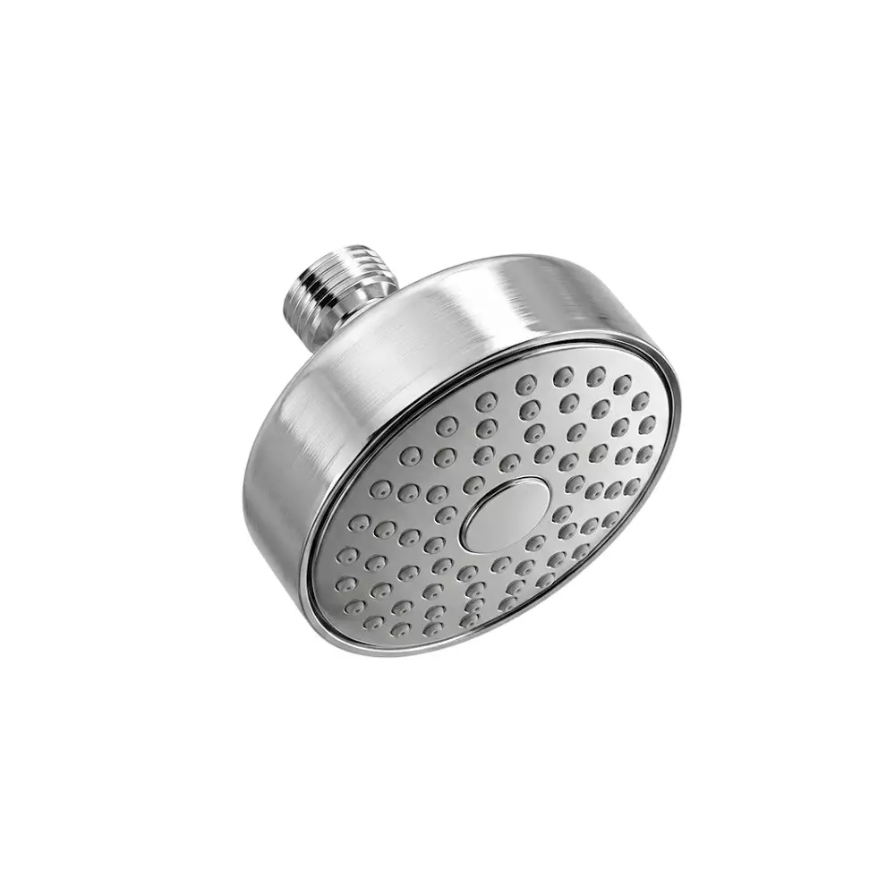 PLUMBER Ecoline Series Mellow Overhead Shower 85 mm Round Shape ABS Plastic Body Wall Mounted in Silver Color, ELO-0180