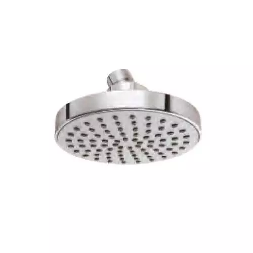 Somany Overhead Shower 125 mm 1 Function Reo Series Round Shape ABS Body Silver Color Ceiling Mount, 272141260011