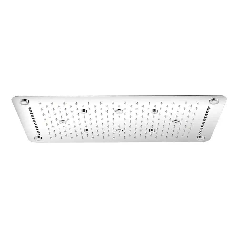 Parryware Horizon 3 Flow LED Rain Shower Ceiling Mount 700x380 mm Size Chrome, T9651A1
