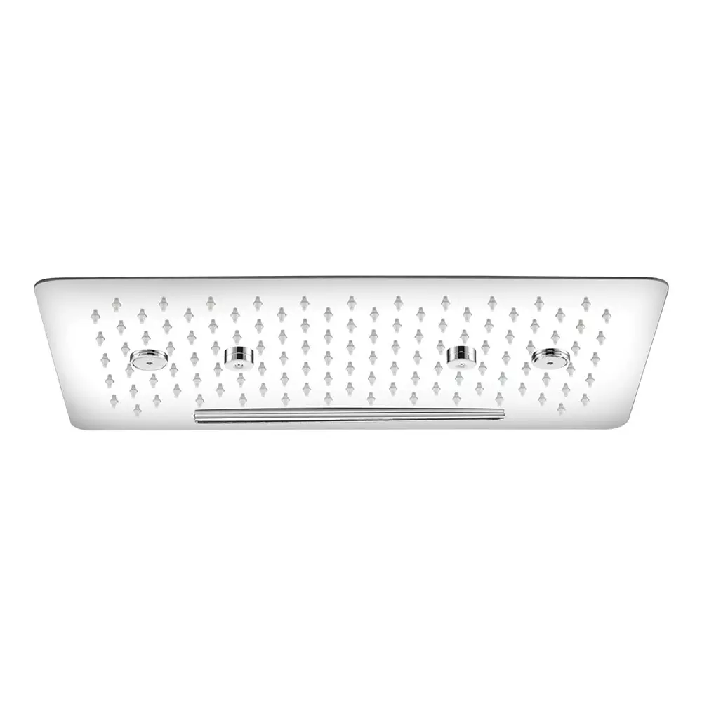 Parryware Zenith 3 Flow Rain Shower Ceiling Mount 400x250 mm Size Chrome, T9652A1
