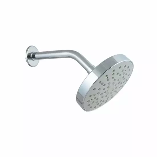 CERA Overhead Rain Shower ABS 150 mm Round with 240 mm (9.5 inch) Shower Arm, F7010215AB