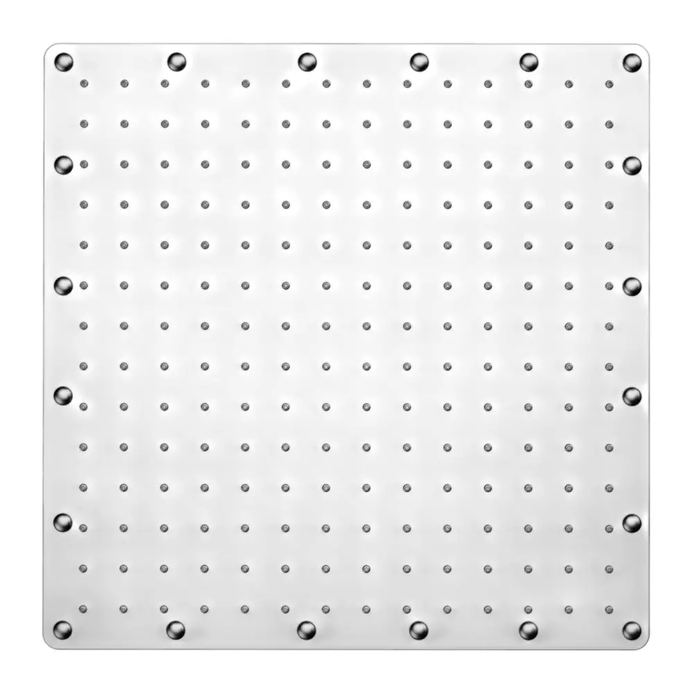 RN Aston Overhead Sandwich Shower Stainless Steel Mirror Finish Square Shape 508 mm (20 inch), RN60010400 (Pack of 4 Pcs)