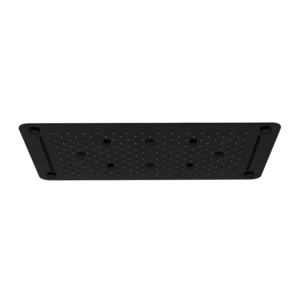 Parryware Horizon 3 Flow LED Rain Shower Ceiling Mount 700x380 mm Size Matte Black, T96517C