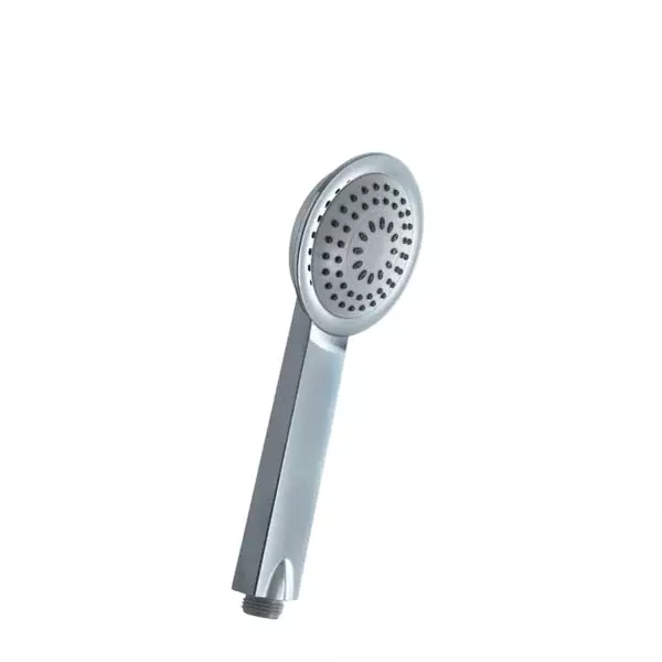 PLUMBER SLEEK Single Flow Hand Shower Silver (with Grey Face Plate) without Tube & Holder, SLK-8003W
