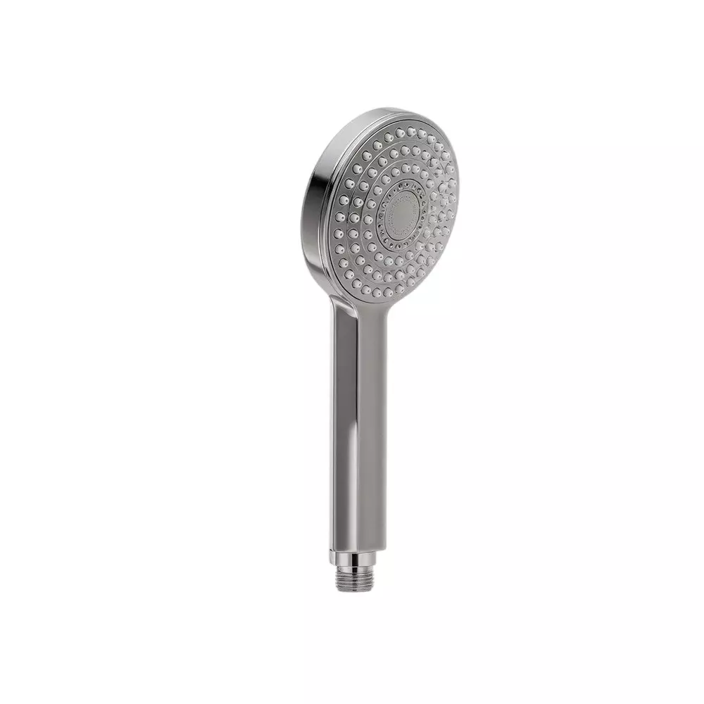 PLUMBER Ecoline Series Regina Hand Shower 100 mm With Antilime Jets Round Shape Wall Mounted ABS Body in Chrome Finish, ENA-0211