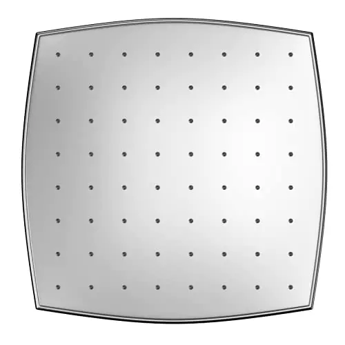 RN Sachi 250 mm (10 inch) Stainless Steel Silver Wall Mount Overhead Shower Without Arm, RN68610250