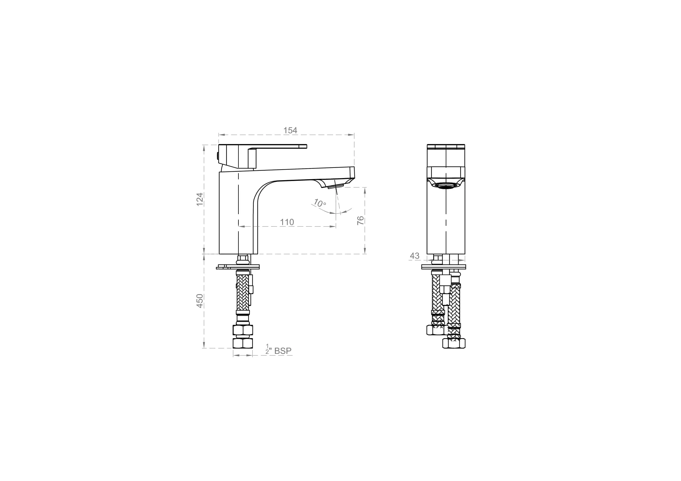 CERA Ruby Basin Mixer Bathroom Faucet - F1005451