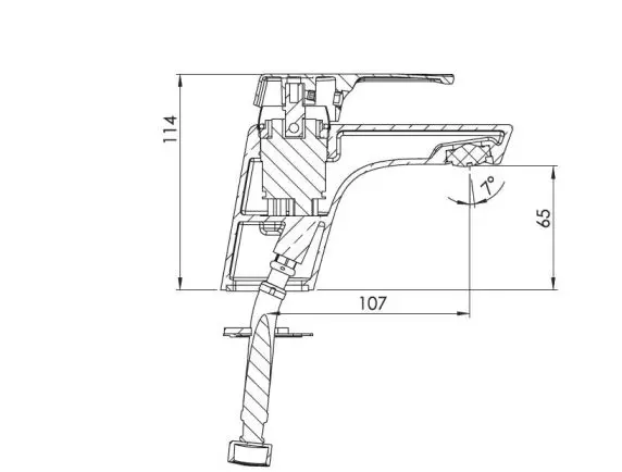Parryware Euclid Basin Mixer Bathroom Faucet - G2365A1