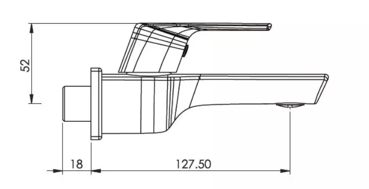 Parryware Euclid Bib Cock Bathroom Faucet - G2304A1