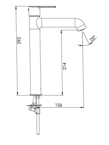 Parryware Crust Pillar Tap Bathroom Faucet - G3164A1