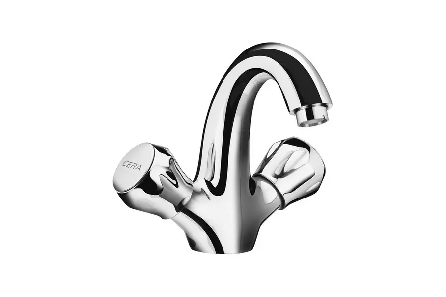 CERA Ocean Centeral Hole Basin Mixer with 450 mm Braided Hose