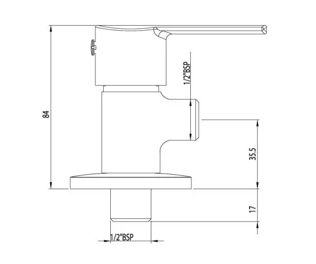 Parryware Crust Angle Valve - G3153A1