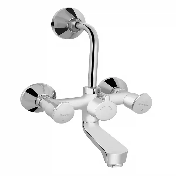 Parryware Droplet Quarter-turn Range Ceramic Innerhead Wall Mounted Wall Mixer 2-in-1-G4716A1