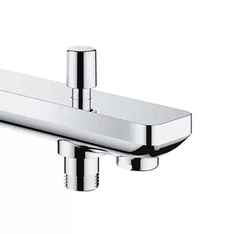 grohe-bauflow-brass-chrome-finish-baucontemporary-bath-spout-with-diverter-13390000