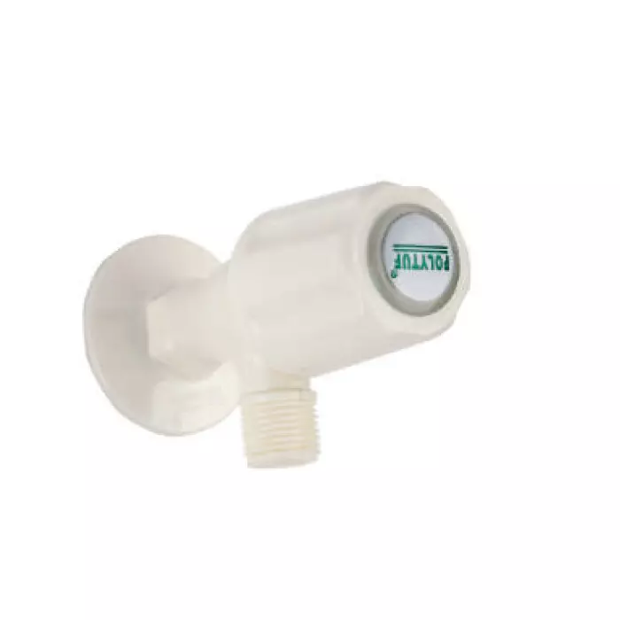 POLYTUF Standard Series Angle Stop Cock with Flange 1009