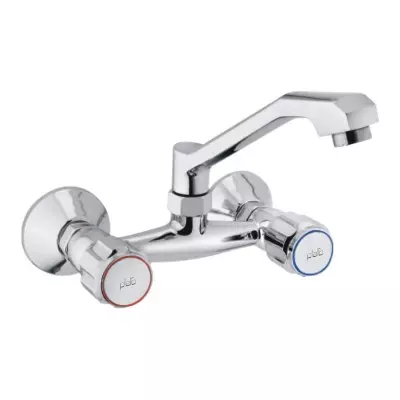 Plato Metalic Finish Forged Half Turn Fitting Deluxe Sink Mixer With Swivel Spout, D 011-picture-22