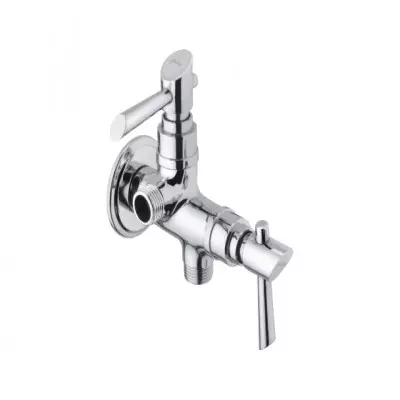 Plato Metallic Finish High Flow Fusion Angle Cock Two Way With Flange Size of 19.05 mm (3/4 Inch), U 207