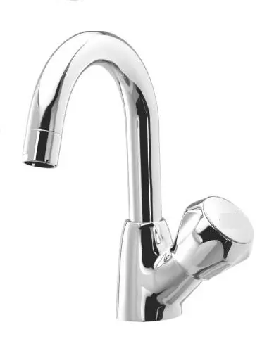 Plato Metalic Finish Forged Half Turn Fitting Deluxe Pillar Cock Swan Neck Revolving, D 008 A-picture-24