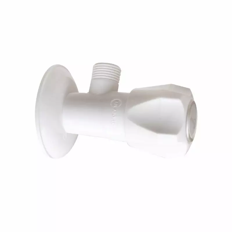 APL Apollo TP005 Continental Angle Valve with Flange White