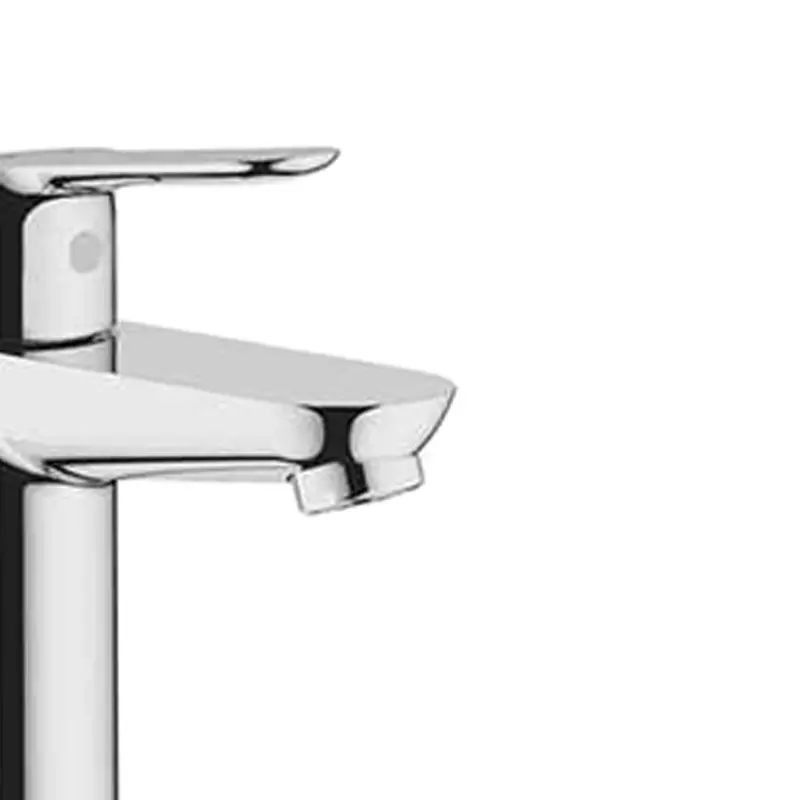 grohe-bauedge-brass-chrome-finish-single-lever-basin-mixer-for-smooth-body-freestanding-basin-32860001