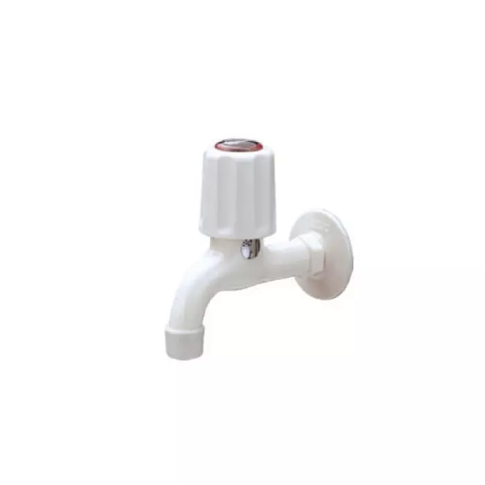 POLYTUF Standard Series Bib Cock Deluxe with Flange & Foam Flow 1068