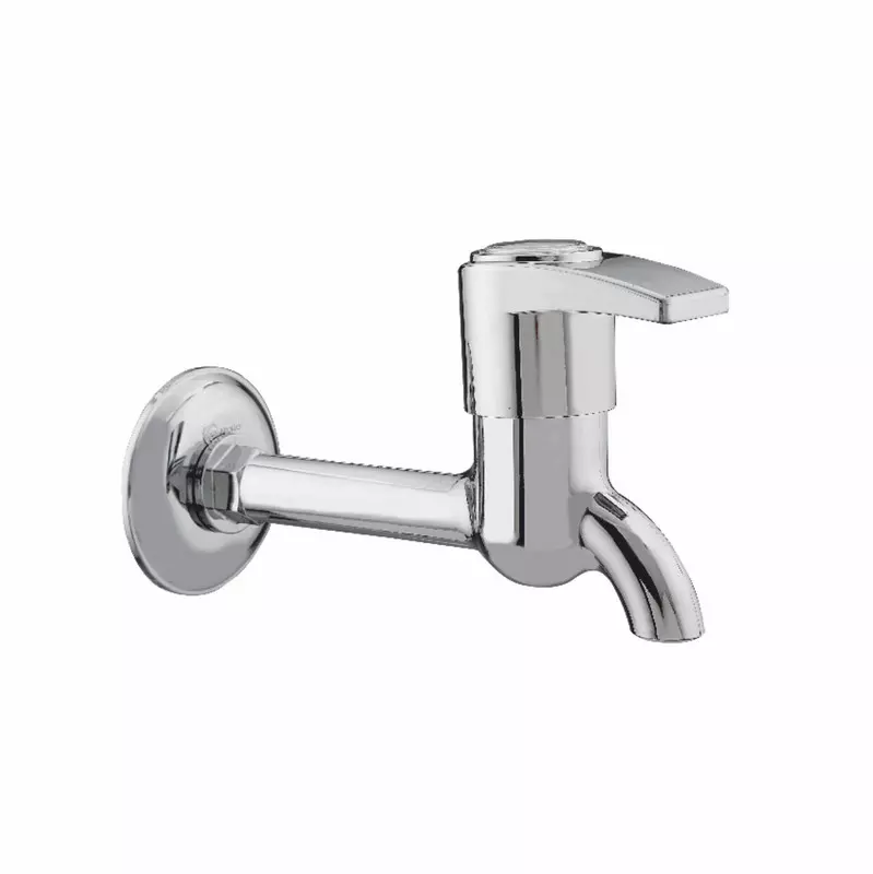 APL Apollo TP315 Elegance Bib Cock Long Body with Flange Bathroom Faucet Silver
