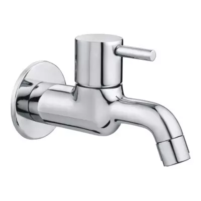 Plato Metallic Finish High Flow Italik Big Cock Long Body With Flange Size of 19.05 mm (3/4 Inch), I 203