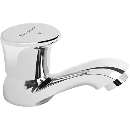 Parryware Droplet Quarter-turn Range with Ceramic Innerhead Deck Mounted Pillar Cock-G4702A1