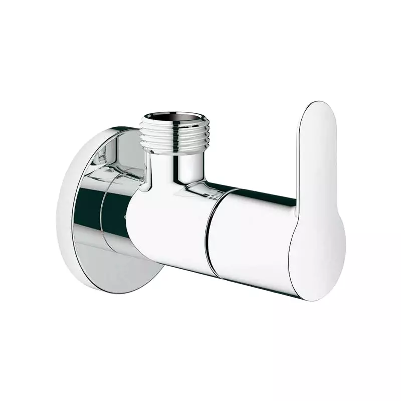 Grohe Bauedge 12.7 mm (1/2 Inch) Brass Chrome Finish Angle Valve (22009001)