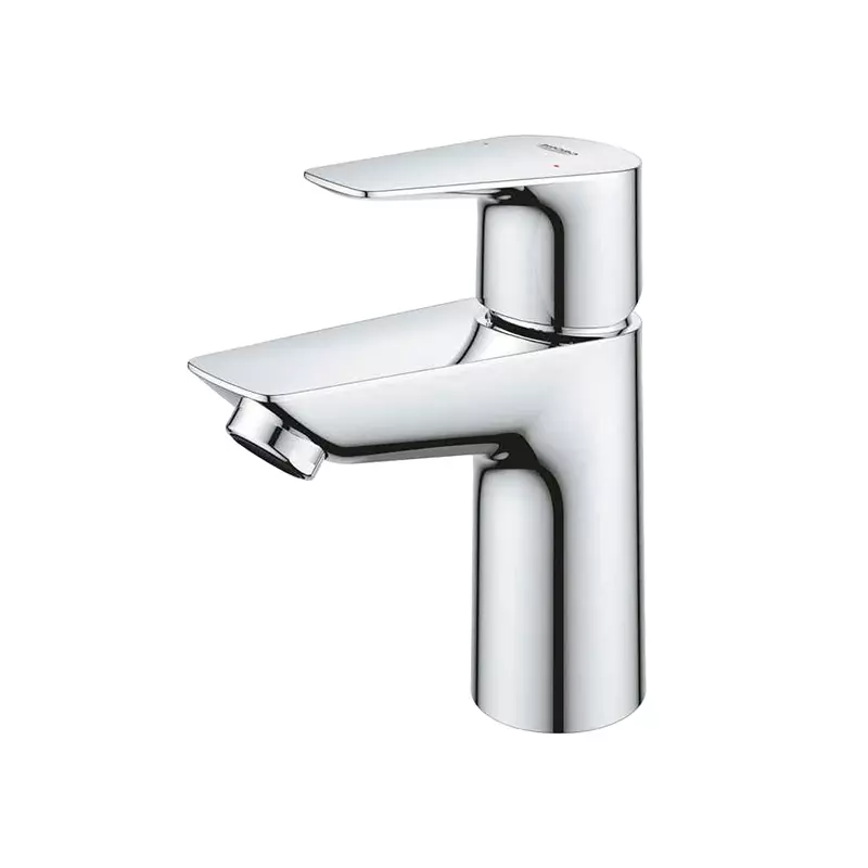 grohe-bauedge-brass-chrome-finish-smooth-body-single-lever-basin-mixer-32858001