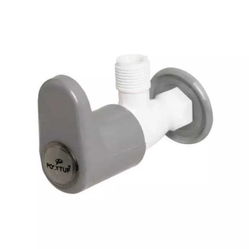 POLYTUF POP Series Florence Angle Cock with Flange 1009F (Grey)