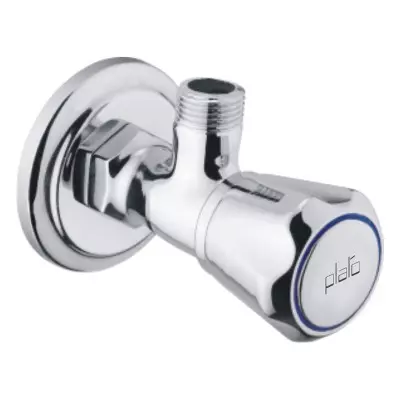 Plato Metalic Finish Forged Half Turn Fitting Lotus Angle Cock, L 004