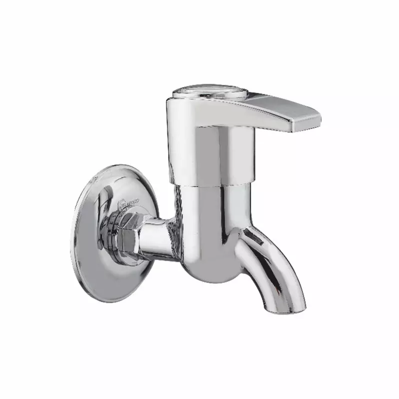 APL Apollo TP311 Elegance Bib Cock Short Body with Flange Bathroom Faucet Silver