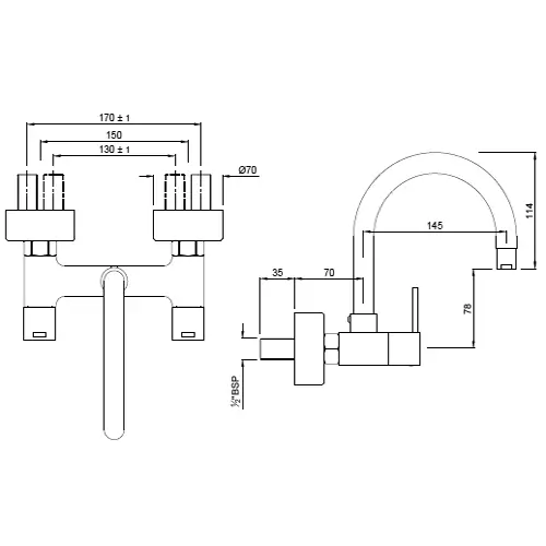 Jaquar Quarter Turn Sink Mixer D'ARC DRC-CHR-37309