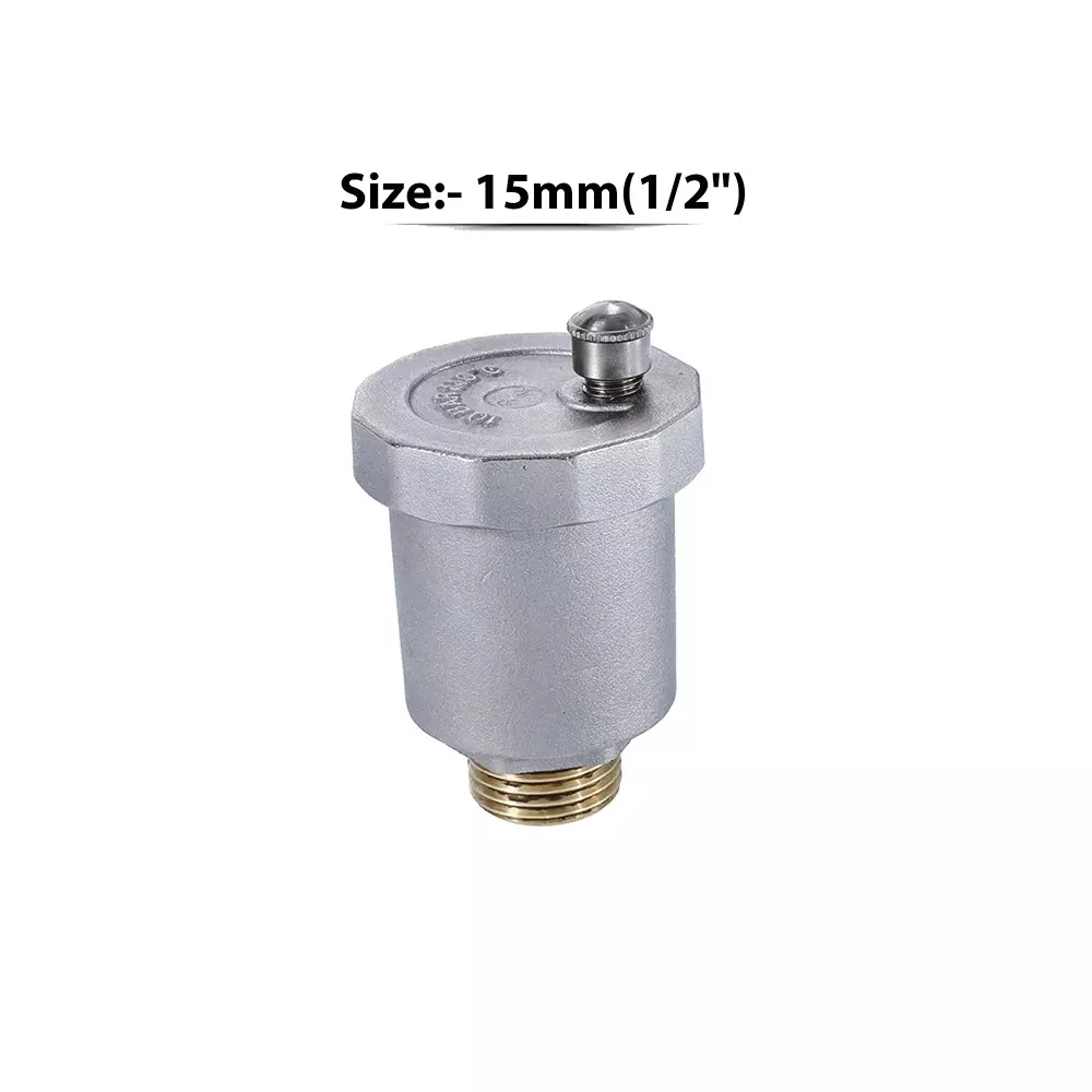RN Air Release Valve Forged Brass 1/2 Inch (13 mm) Size for Control Water, Air & Oil Flow, 5200