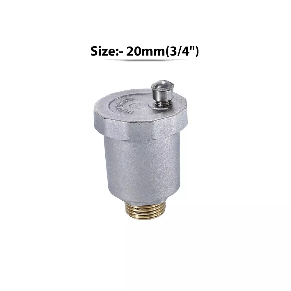 RN Air Release Valve Forged Brass 3/4 Inch (20 mm) Size for Control Water, Air & Oil Flow, 5200