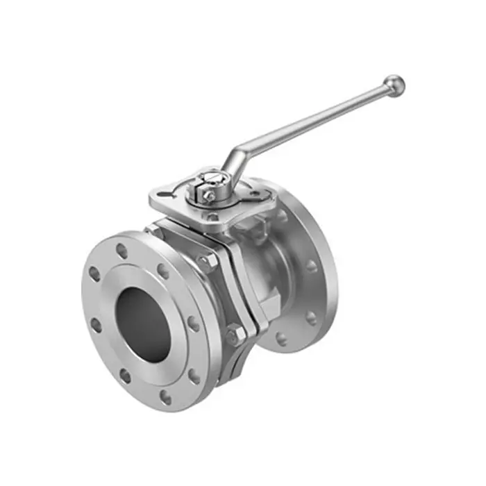 Festo Stainless Steel Ball Valve, Ball Valve, Flanged, 98 mm, 20 bar Operating Pressure, VZBF-4-P1-20-D-2-F1012-M-V15V15