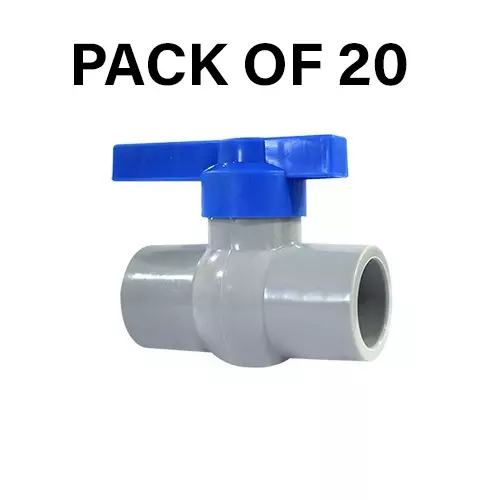 NeoSeal Agriculture Rigid Ball Valves Gold Star Plus+ Plain (1 1/2 inch) 50 mm (Pack of 20)