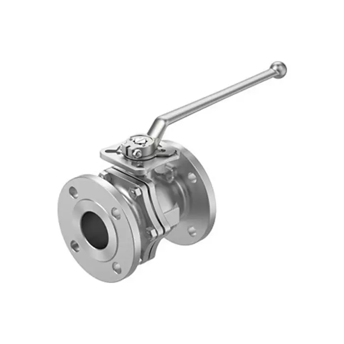 Festo Stainless Steel Ball Valve, Ball Valve, Flanged, 64 mm, 20 bar Operating Pressure, VZBF-21/2-P1-20-D-2-F0710-M-V15V15