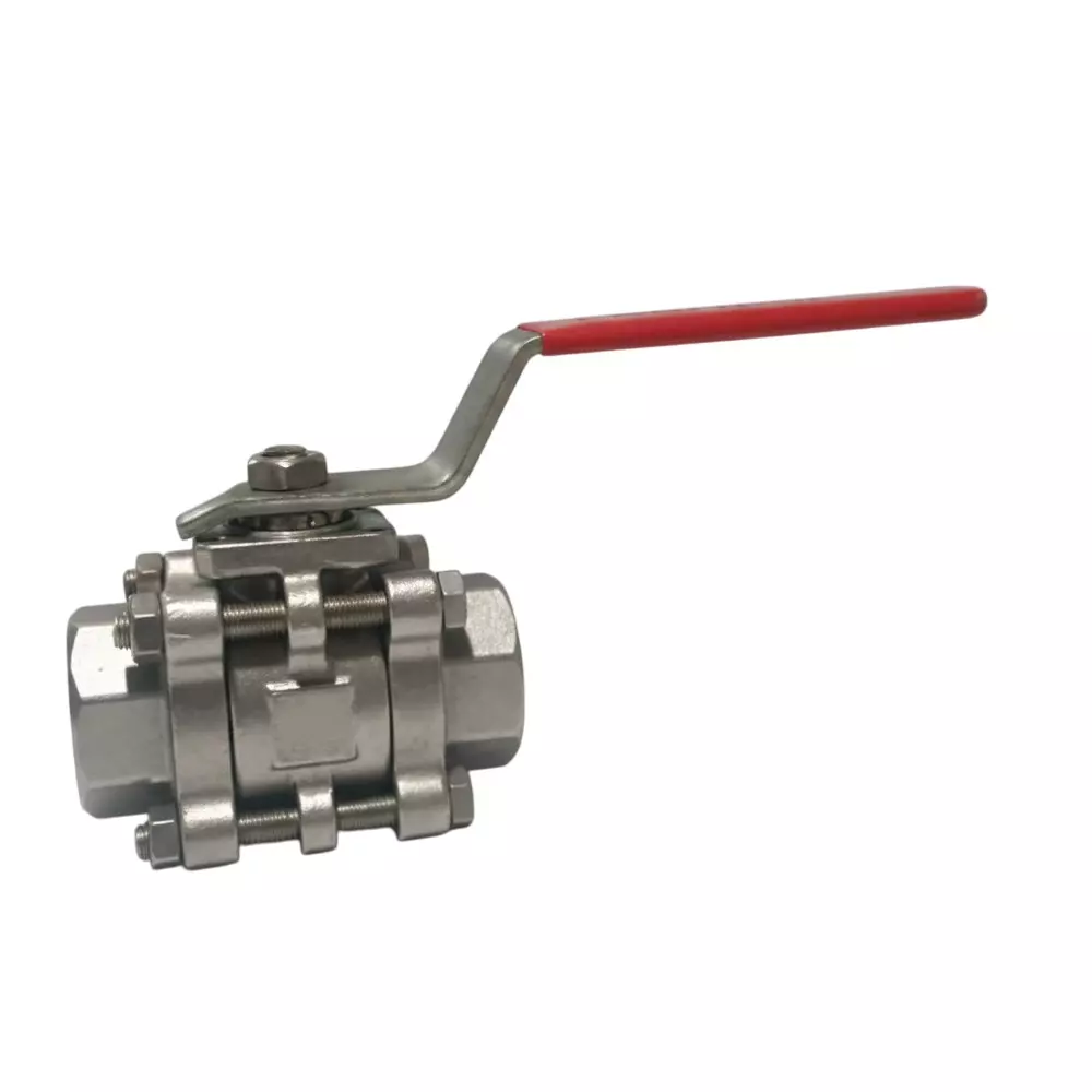 Quickair Ball Valve With Lever 2 1/2 inch (63.5 mm) Stainless Steel, M300RB-65-02-02-01-01-00-00