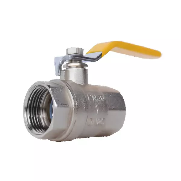 Somany Ball Valve Signature Collection Silver Color Metal Body Size 1-1/4 inch (31.75 mm), 272150050901