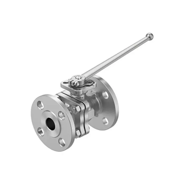 Festo Stainless Steel Ball Valve, Ball Valve, Flanged, 24 mm, 20 bar Operating Pressure, VZBF-1-P1-20-D-2-F0405-M-V15V15