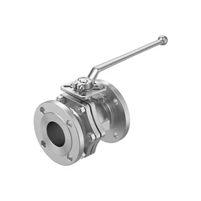 Festo Stainless Steel Ball Valve, Ball Valve, Flanged, 76 mm, 20 bar Operating Pressure, VZBF-3-P1-20-D-2-F0710-M-V15V15