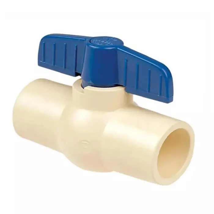 GENERIC Ball Valve 25 mm (1 inch) Outlet / Inlet Connection Type CPVC Body Material White