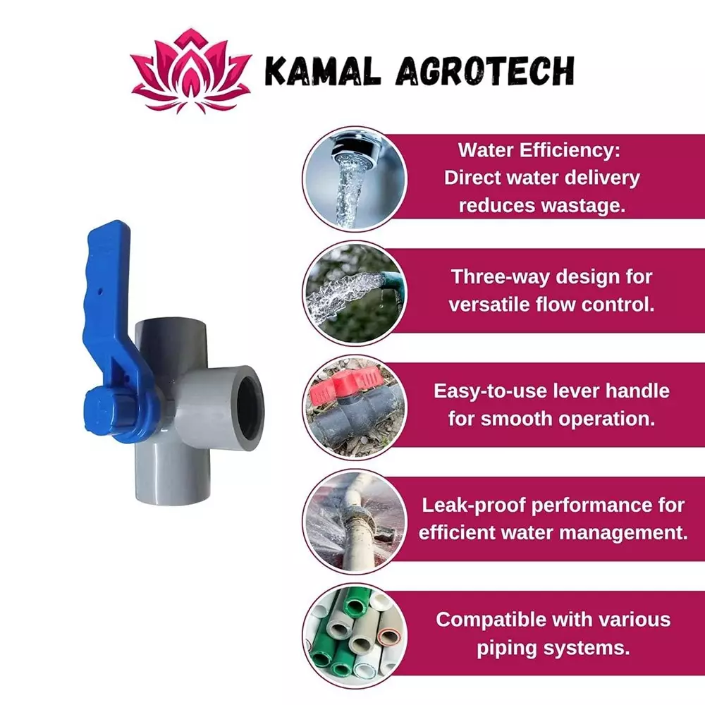 kamal-agrotech-1-inch-254-mm-pvc-white-blue-three-way-ball-valve-with-handle